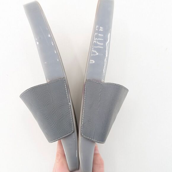 Steve Madden Grey Maddie Platform Flat Slip-On Sandals Size 7 - Picture 5 of 7